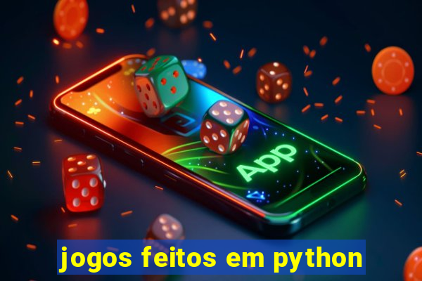 jogos feitos em python